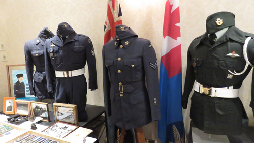 Cadet Uniforms Display