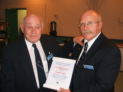 Mr. Douglas Inglis
     (left) - Distinguished Service Award 2007