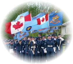 Air Cadet Flags Flying