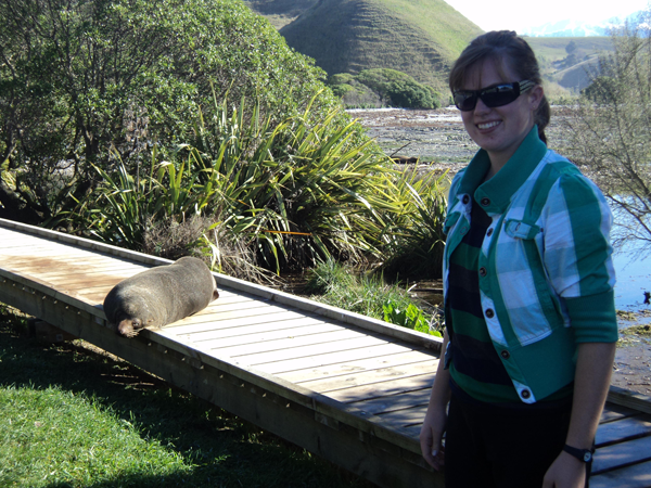 My lazy Seal-friend and I! 