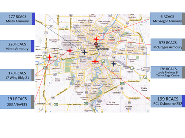 Squadron Location Map